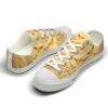LTS-U-Ani-GM-Bee-220124NA10 @ Bee Golden Mandal-Bee Golden Mandala Low Top Shoes