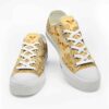 LTS-U-Ani-GM-Bee-220124NA10 @ Bee Golden Mandal-Bee Golden Mandala Low Top Shoes