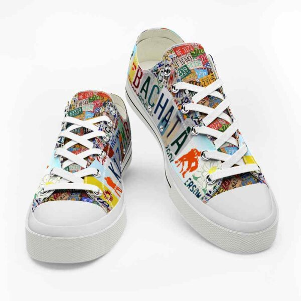 LTS-U-Hobb-KCP-Bcha-220124NA10 @ Bachata Kizomba Colorful Plate-Kizomba License Plate Low Top Shoes