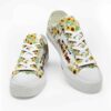 LTS-U-Ani-SM-Elph-220124NA10 @ Elephant Sunflower Mo-Elephant Sunflower You Are My Sunshine Low Top Shoes