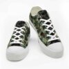 LTS-U-Ani-GC-Dino-220124NA10 @ Dinosaur Green Camou-Dinosaur Green Camouflage Pattern Low Top Shoes