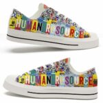 LTS-U-Job-LP-HRes-220124NA10 @ Human Resource License Plat-Human Resource License Plate Low Top Shoes