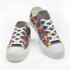 LTS-U-Ani-OP-Cow-220124NA10 @ Cow Oil Paintin-Cow Oil Painting Low Top Shoes