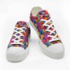 LTS-U-Ani-AP-Cat-220124VY10 @ Cat Art Patter-Cat Art Pattern Low Top Shoes