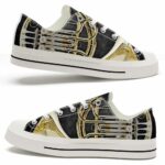LTS-U-Hobb-ID-Fhrn-220124VY10 @ French Horn Instrument Dar-French Horn Instrument Dark Background Low Top Shoes