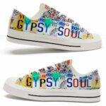 LTS-U-Hobb-LP-Gpsy-220124NA10 @ Gypsy License Plat-Gypsy License Plate Low Top Shoes
