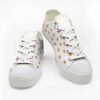 LTS-U-Dog-HP-Bdog-220124VY10 @ Bulldog Heart Patter-Bulldog Heart Love Pattern Low Top Shoes