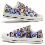 LTS-U-Job-TLIT-Aspc-220124NA10 @ Assistant Principal Teach Love Inspire TL-Assistant Principal Teach Love Inspire License Plate Low Top Shoes