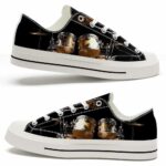 LTS-U-Hobb-DBB-Drum-220124NA10 @ Drum Black B-Drum Black Background Low Top Shoes