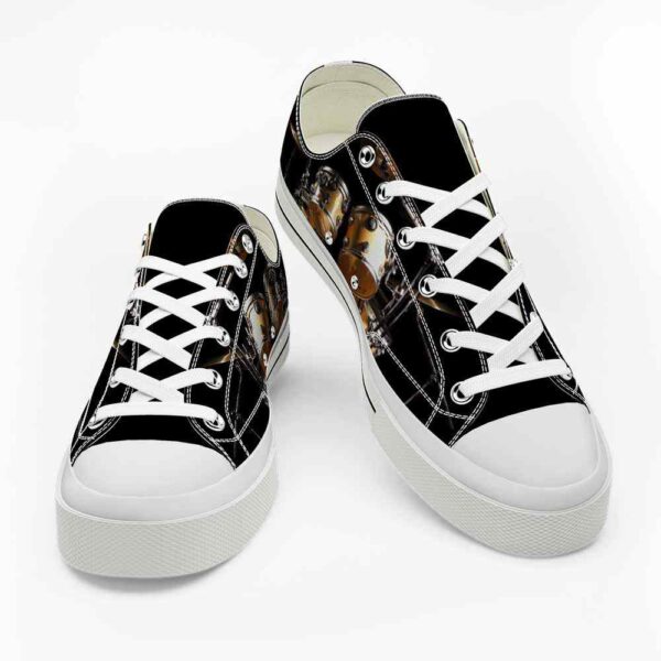 LTS-U-Hobb-DBB-Drum-220124NA10 @ Drum Black B-Drum Black Background Low Top Shoes