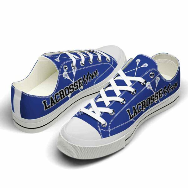 LTS-U-Hobb-MSB-Lcrs-220124VY10 @ Lacrosse Mom Stick Blu-Lacrosse Blue Sticks Low Top Shoes