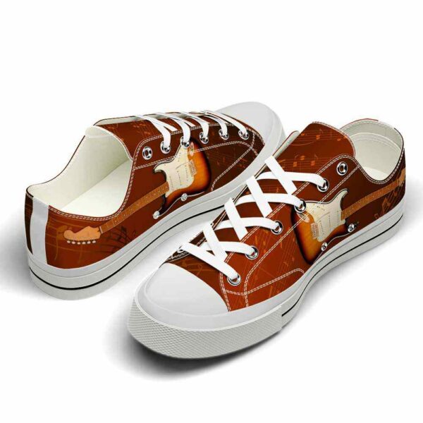 LTS-U-Hobb-BMB-Egtr-220124NA10 @ Electric Guitar Brown Music B-Electric Guitar Brown Music Low Top Shoes