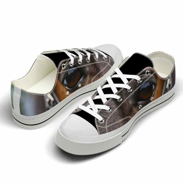 LTS-U-Ani-TE-Hrse-220124NA10 @ Horse The Eye-Horse The Big Eye Low Top Shoes