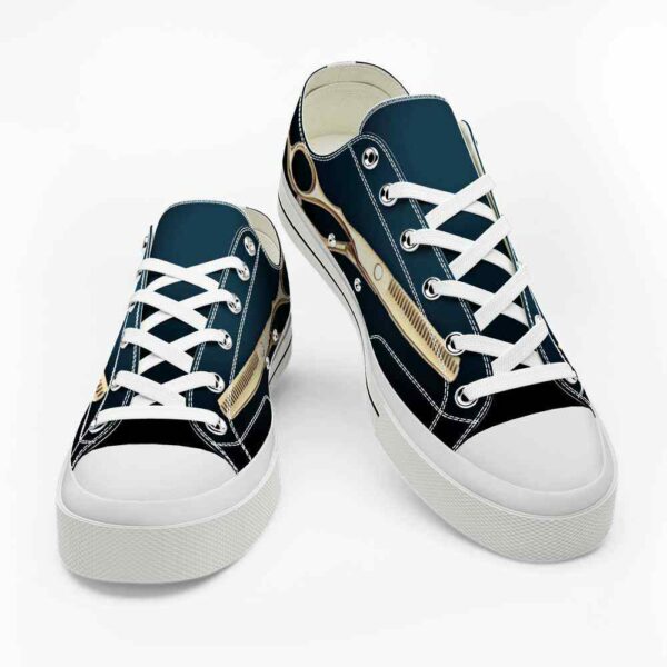LTS-U-Job-GS-Hsty-220124VY10 @ Hair Stylist Gold Scisso-Hairstylist Gold Scissors Low Top Shoes