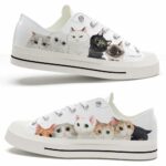 LTS-U-Ani-COC-Cat-220124NA10 @ Cat Collection Of Cutenes-Cat Cute Collection Of Cuteness Low Top Shoes