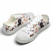 LTS-U-Dog-HP-Dach-220124VY10 @ Dachshund Heart Patter-Dachshund Heart Love Pattern Low Top Shoes