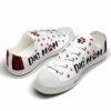 LTS-U-Dog-MR-Dog-220124VY10 @ Dog Mom Re-Dog Black Red Paws Low Top Shoes