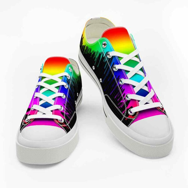 LTS-U-Lgbt-DR-Lgbt-220124NA10 @ Lgbt Dripping Rainbo-Lgbt Dripping Rainbow Low Top Shoes