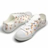LTS-U-Dog-HP-Corgi-220124VY10 @ Corgi Heart Patter-Corgi Heart Love Pattern Low Top Shoes