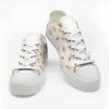LTS-U-Dog-HP-Corgi-220124VY10 @ Corgi Heart Patter-Corgi Heart Love Pattern Low Top Shoes