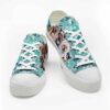 LTS-U-Dog-BF-Dog-220124VY10 @ Dog Blue Flower-Dog Candy Flower Blue Low Top Shoes
