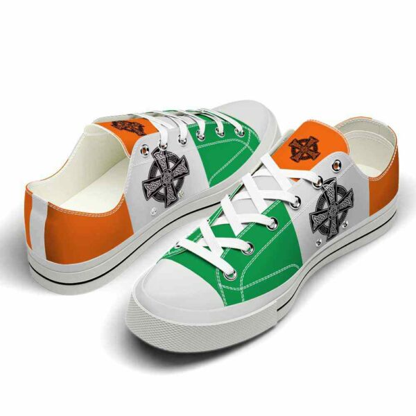 LTS-U-Ctry-CC-Irsh-220124VY10 @ Irish Celtic Cros-Irish Celtic Cross Low Top Shoes