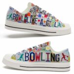 LTS-U-Hobb-LAGL-Bwl-220124NA10 @ Bowling Like a Girl License Plat-Bowling Bowling Like A Girl License Plate Low Top Shoes