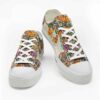 LTS-U-Ani-M-Cikn-220124NA10 @ Chicken Mandal-Chicken Colorful Mandala Low Top Shoes