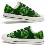 LTS-U-Ctry-GS-Irsh-220124VY10 @ Irish Green Shamrock-Irish Green Shamrock Low Top Shoes