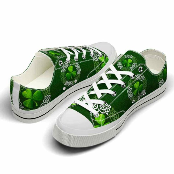LTS-U-Ctry-GS-Irsh-220124VY10 @ Irish Green Shamrock-Irish Green Shamrock Low Top Shoes