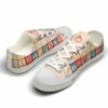 LTS-U-Job-TW-Sc1-220124VY10 @ 1st Grade Teacher Woo-1St Grade Teacher Colorful Blocks Low Top Shoes