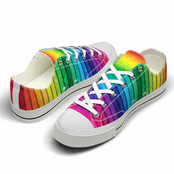 LTS-U-Lgbt-RP-Lgbt-220124VY10 @ Lgbt Rainbow Palett-Lgbt Rainbow Palette Low Top Shoes