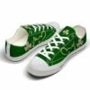 LTS-U-Ctry-GS-Irsh-220124VY11 @ Irish Green Sharmroc-Irish Clover Heart Low Top Shoes