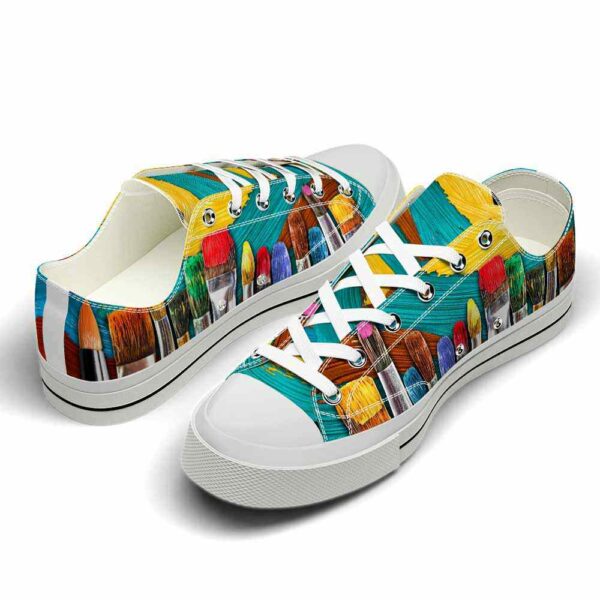 LTS-U-Job-TC-Atcr-220124VY10 @ Art Teacher Tools Colo-Art Teacher Tools Colorful Low Top Shoes