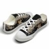 LTS-U-Ani-MC-Gira-220124VY10 @ Giraffe Mandala Colo-Giraffe Gold Mandala Low Top Shoes