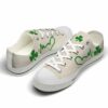 LTS-U-Ctry-SH-Irsh-220124VY10 @ Irish Sharmrock Heartbea-Irish Clover Heartbeat Low Top Shoes