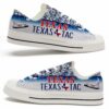 LTS-U-Stt-TLP-Txs-220124NA10 @ Texas Tac License Plat-Texas Texas Tac License Plate Low Top Shoes