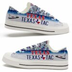 LTS-U-Stt-TLP-Txs-220124NA10 @ Texas Tac License Plat-Texas Texas Tac License Plate Low Top Shoes