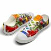LTS-U-Ani-BF-Prrt-220124VY10 @ Parrot Bird Fores-Parrot Colorful Birds In Forest Low Top Shoes