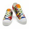 LTS-U-Ani-BF-Prrt-220124VY10 @ Parrot Bird Fores-Parrot Colorful Birds In Forest Low Top Shoes