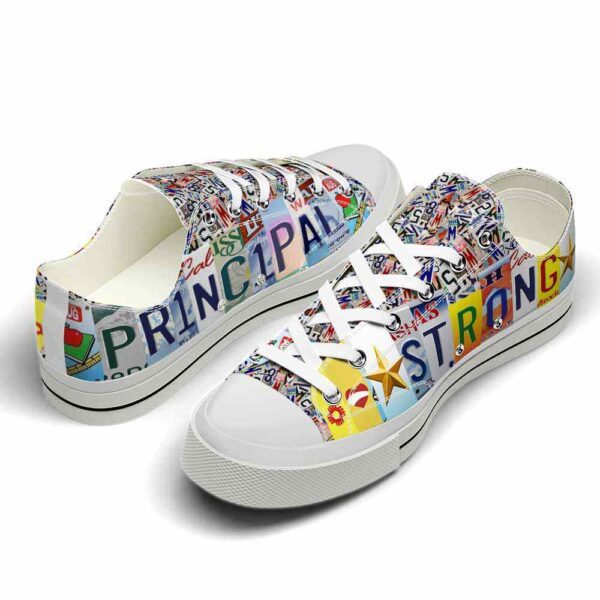 LTS-U-Job-SLP-T8-220124NA10 @ Principal Strong License Plat-Principal Principal Strong License Plate Low Top Shoes