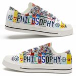 LTS-U-Job-LP-Phil-220124NA10 @ Philosophy License Plat-Philosophy Teacher License Plate Low Top Shoes