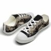 LTS-U-Ani-MC-Slth-220124VY10 @ Sloth Mandala Colo-Sloth Gold Mandala Low Top Shoes