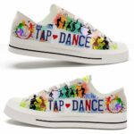 LTS-U-Hobb-LP-Tdan-220124NA10 @ Tap Dance License Plat-Tap Dance License Plate Low Top Shoes