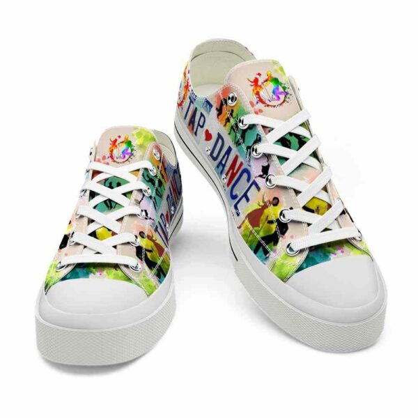 LTS-U-Hobb-LP-Tdan-220124NA10 @ Tap Dance License Plat-Tap Dance License Plate Low Top Shoes