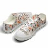 LTS-U-Ani-AP-Rcon-220124VY10 @ Raccoon Animal Patter-Raccoon Retro Pattern Low Top Shoes