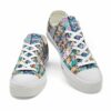 LTS-U-Dog-SLP-Pug-220124VY10 @ Pug Star Line Patter-Pug Star Lines Pattern Low Top Shoes