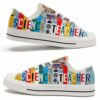 LTS-U-Job-LP-T14-220124NA10 @ Science Teacher License Plat-Science Teacher License Plate Low Top Shoes