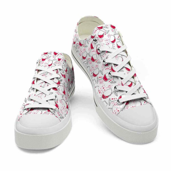 LTS-U-Hobb-PG-Rwin-220124VY10 @ Red Wine Patttern Glas-Red Wine Wine Glasses Pattern Low Top Shoes