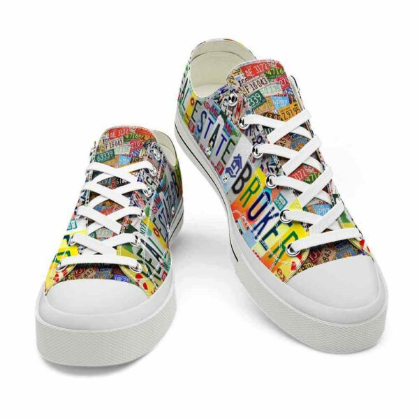 LTS-U-Job-BLP-Relt-220124NA10 @ Real Estate Broker License Plat-Realtor License Plate Low Top Shoes